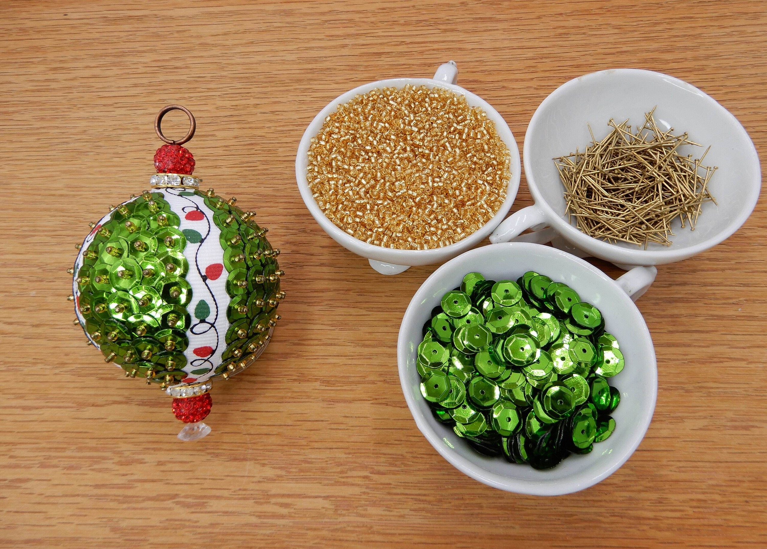 Sequin and Bead Ornament Kits